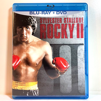 ROCKY (1976) / ROCKY II (1979) Blu-ray + DVD Sylvester Stallone