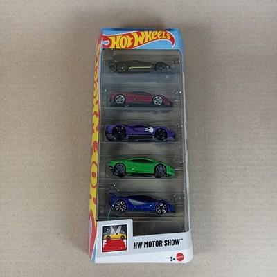 Hot Wheels 2025 HW Motor Show 5-Pack Ferrari Aston Ford