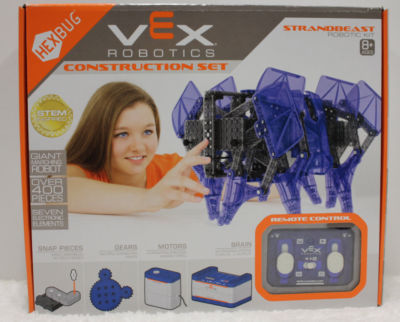 400 Piece- HEXBUG VEX Robotics STRANDBEAST Interactive RC Robot