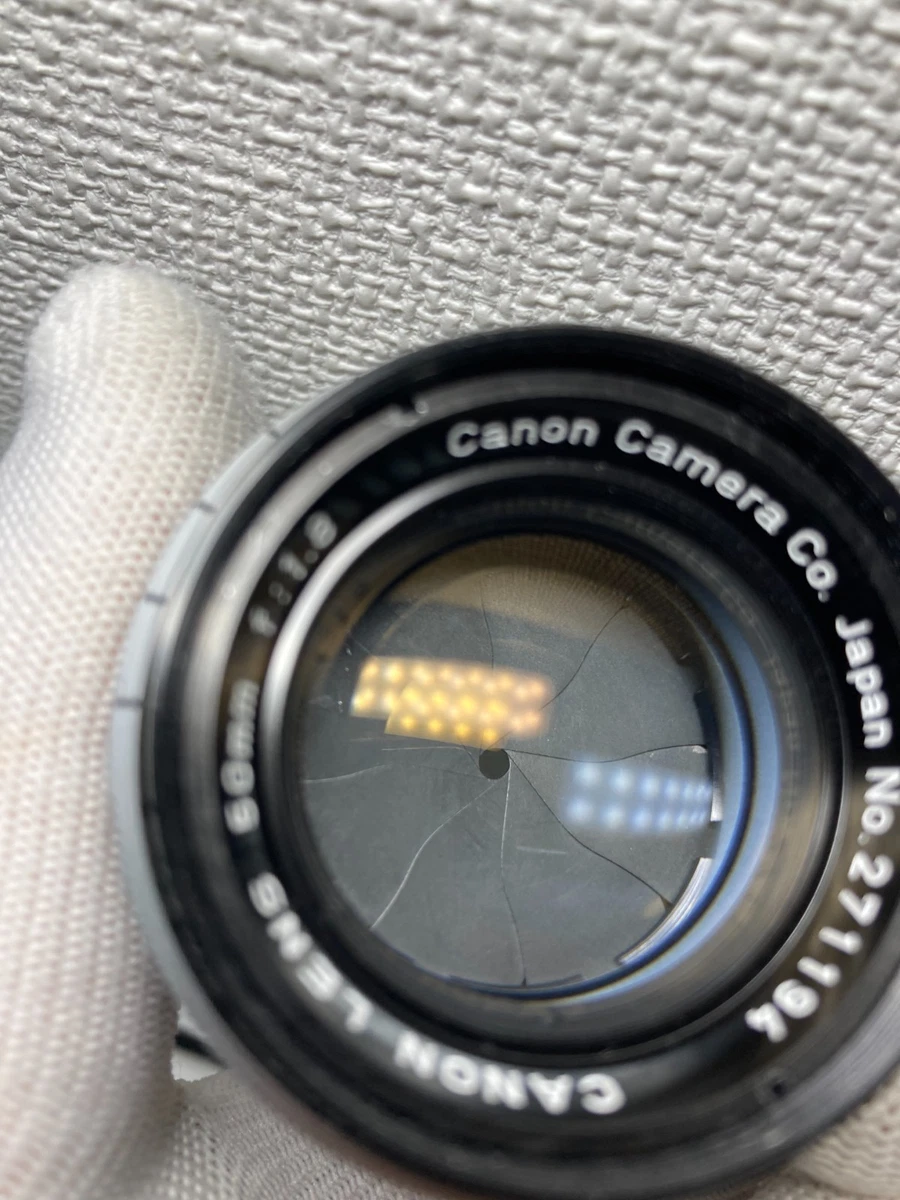 Canon 50mm f/1.8 L39 レンズ No. 161375 Canon 50mm f/1.8 L39 レンズ