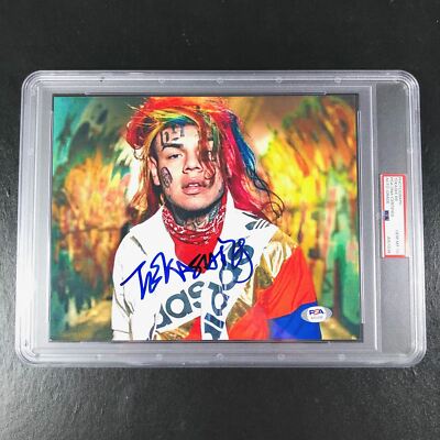 Tekashi69 Signed 8x10 Photo PSA Encapsulated Auto Grade 10 Gem