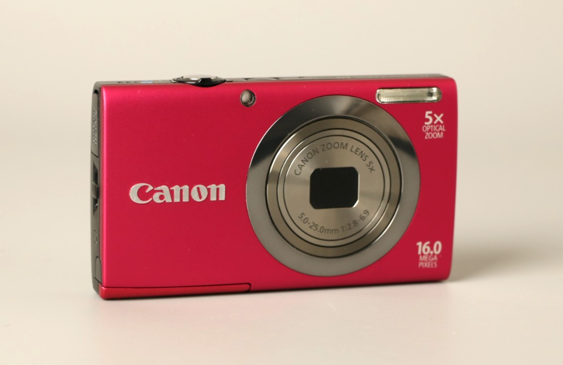 Canon PowerShot A2300 Digital Camera 16.0MP 5x Zoom Pink From
