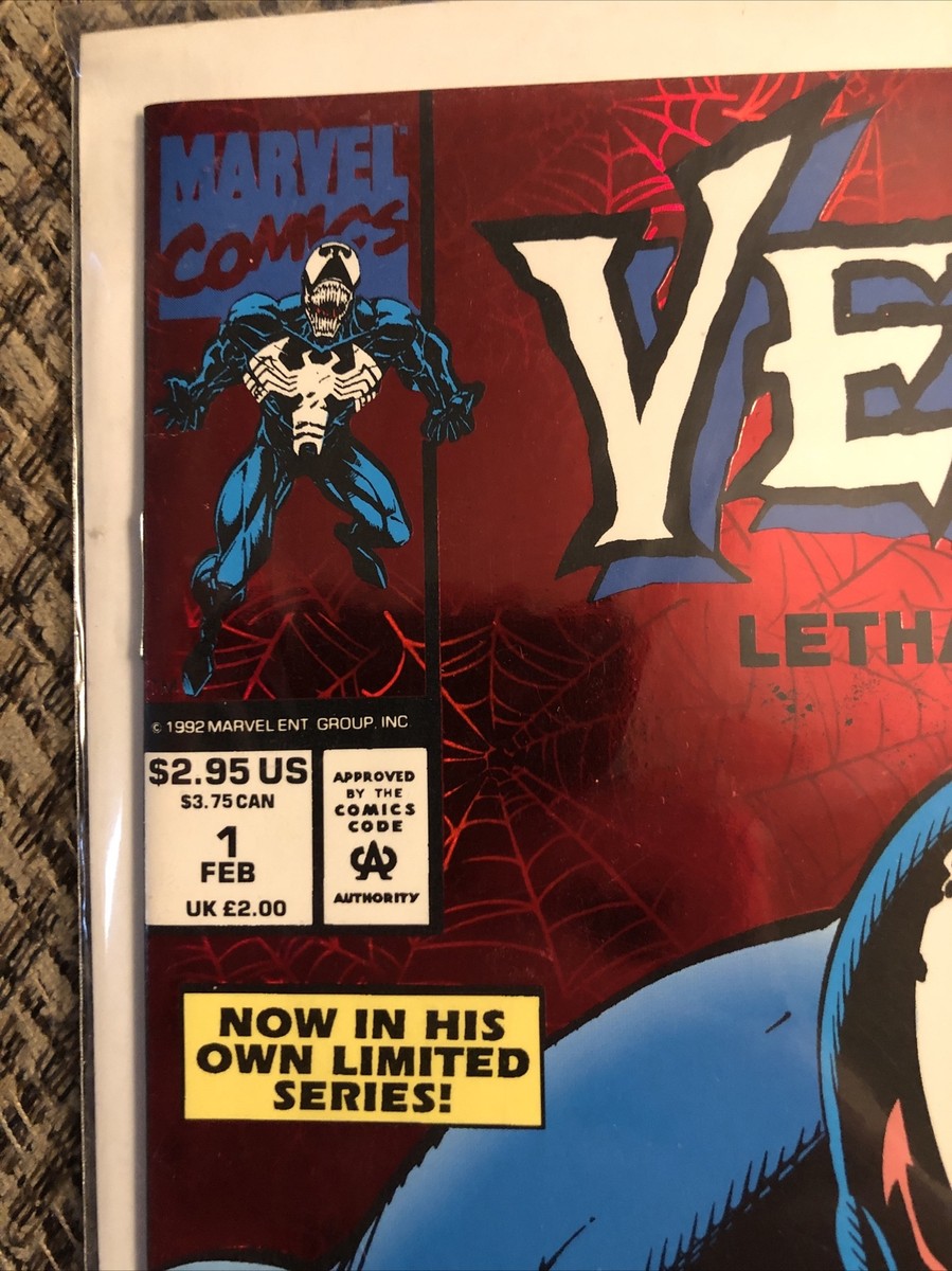 Venom Lethal Protector # 1 Marvel Comics 1993 1st Venom Solo Title