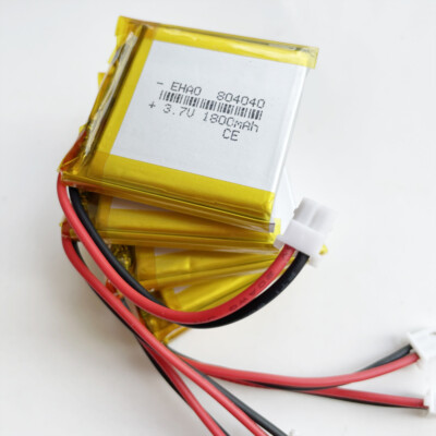 3.7V 1800mAh Lipo Rechargeable Battery 804040 MX5264 2pin 2.5mm