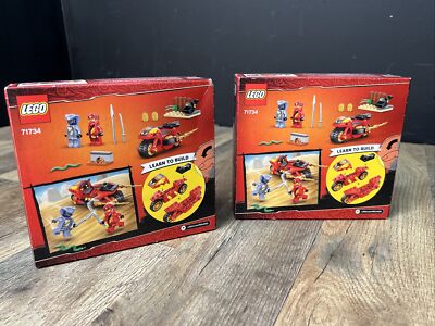 2- Two LEGO Ninjago Kai's Blade Cycle-71734-New in Box 2X