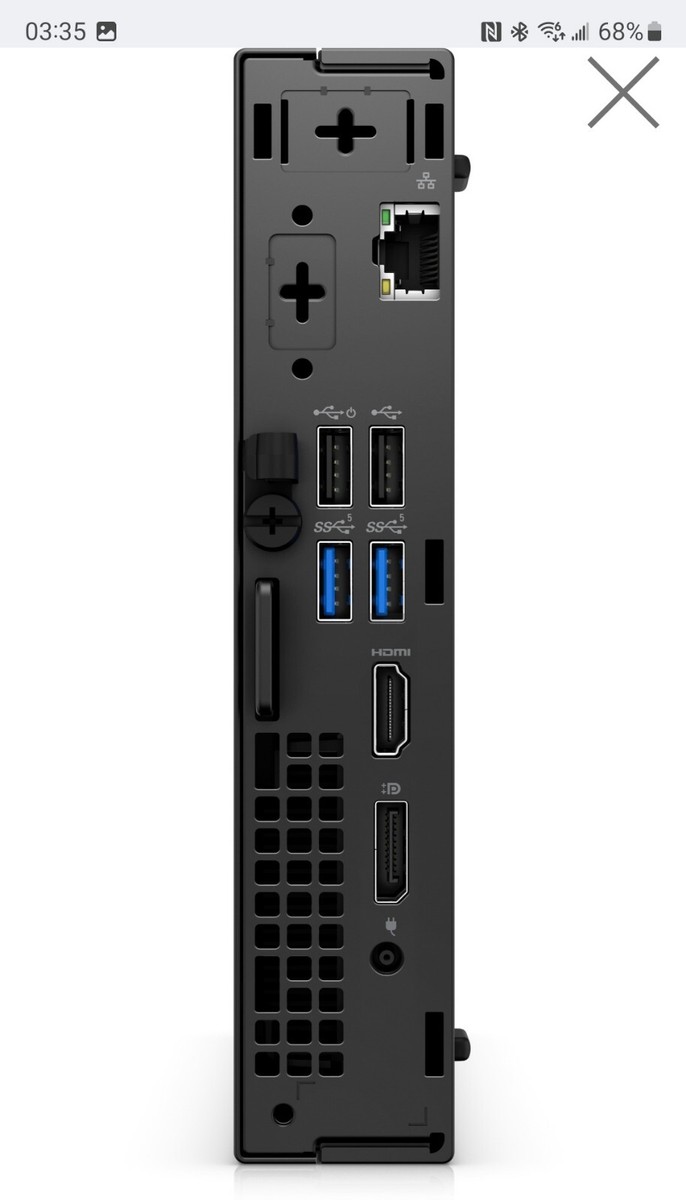 Dell Optiplex 3050 Micro PC i5-7500T 8GB RAM 256GB SSD Windows 10