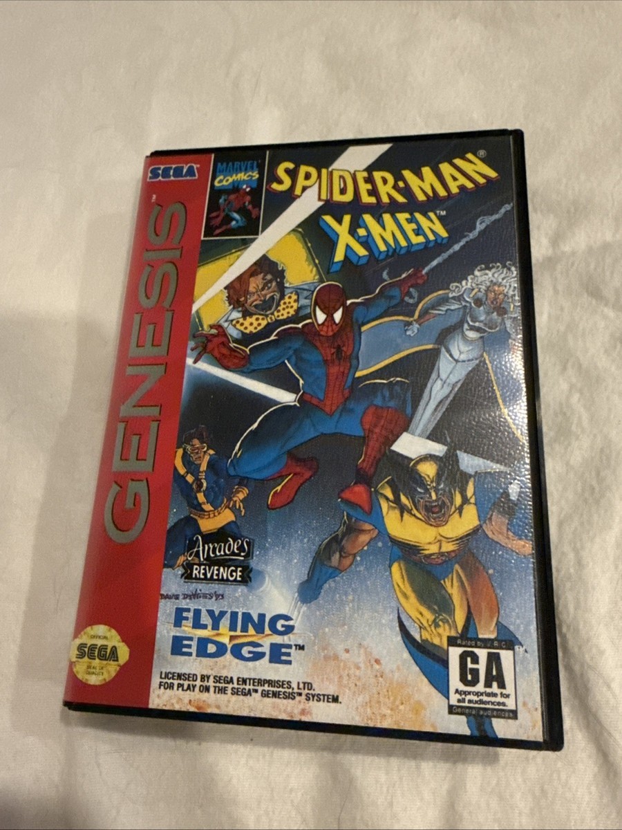 Spider-Man/X-Men: Arcade's Revenge (Sega Genesis, 1993) for sale