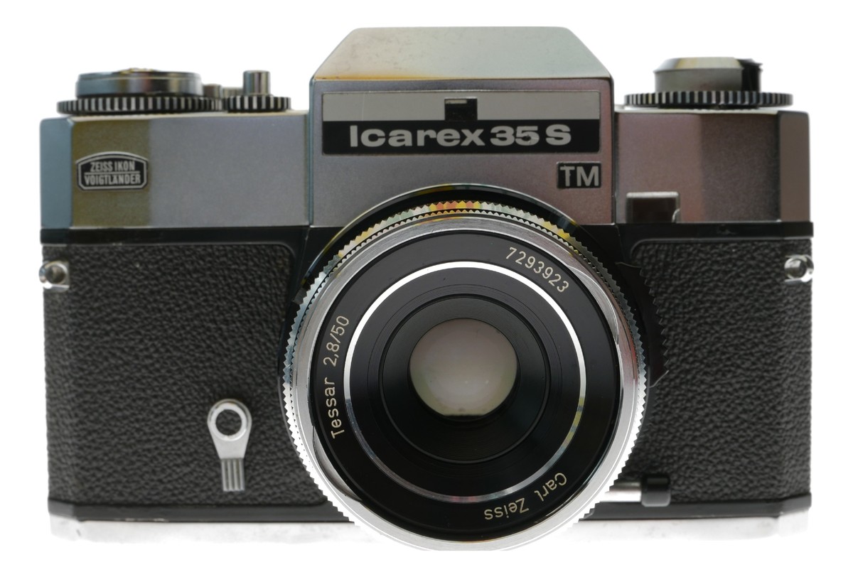Zeiss Ikon Icarex 35 S TM SLR Film Camera M42 Tessar 2.8/50 in