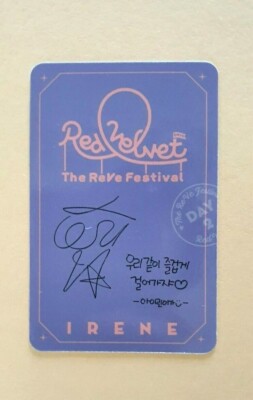 Red Velvet The Reve Festival Day 2 Umpah Umpah Official photocard