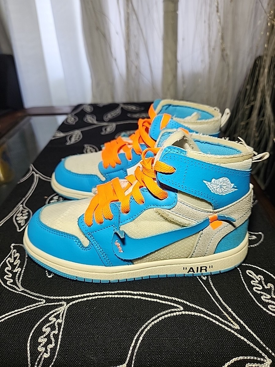 Nike Off-White Air Jordan 1 University Blue UNC Carolina AQ0818