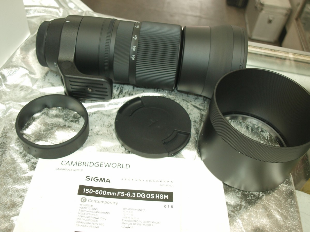 SIGMA 150-600mm F5.0 COMTE DG OS HSM ZOOM LENS f SIGMA NEW in