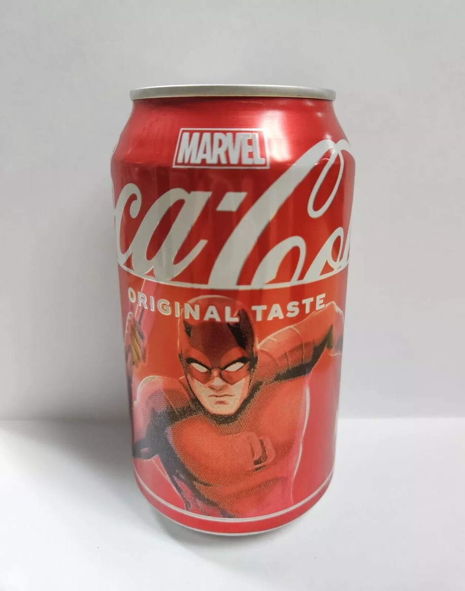 ORIGINAL NEW COKE - COCA COLA CAN 2024 Marvel EDITION Dare Devil