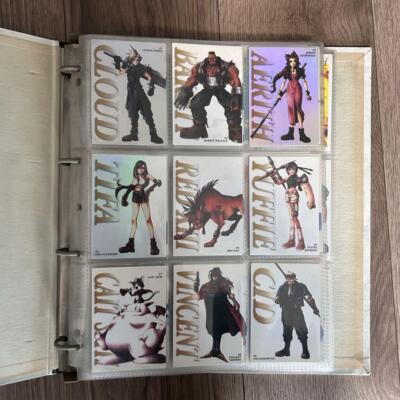 Final Fantasy VII 7 Carddass Masters 140 Cards Complete Binder +