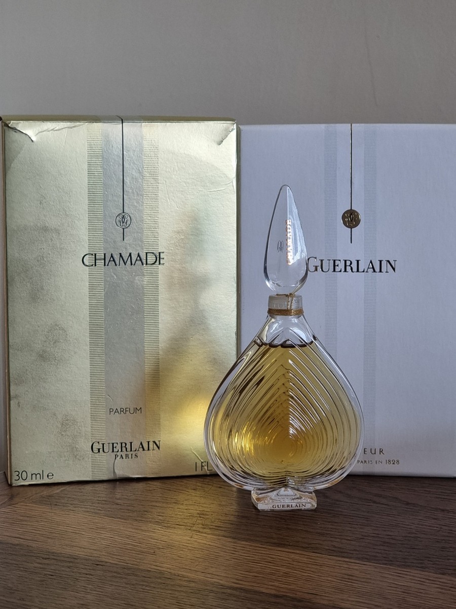 GUERLAIN CHAMADE PARFUM 30ML DISCONTINUED HEART BOTTLE A VINTAGE