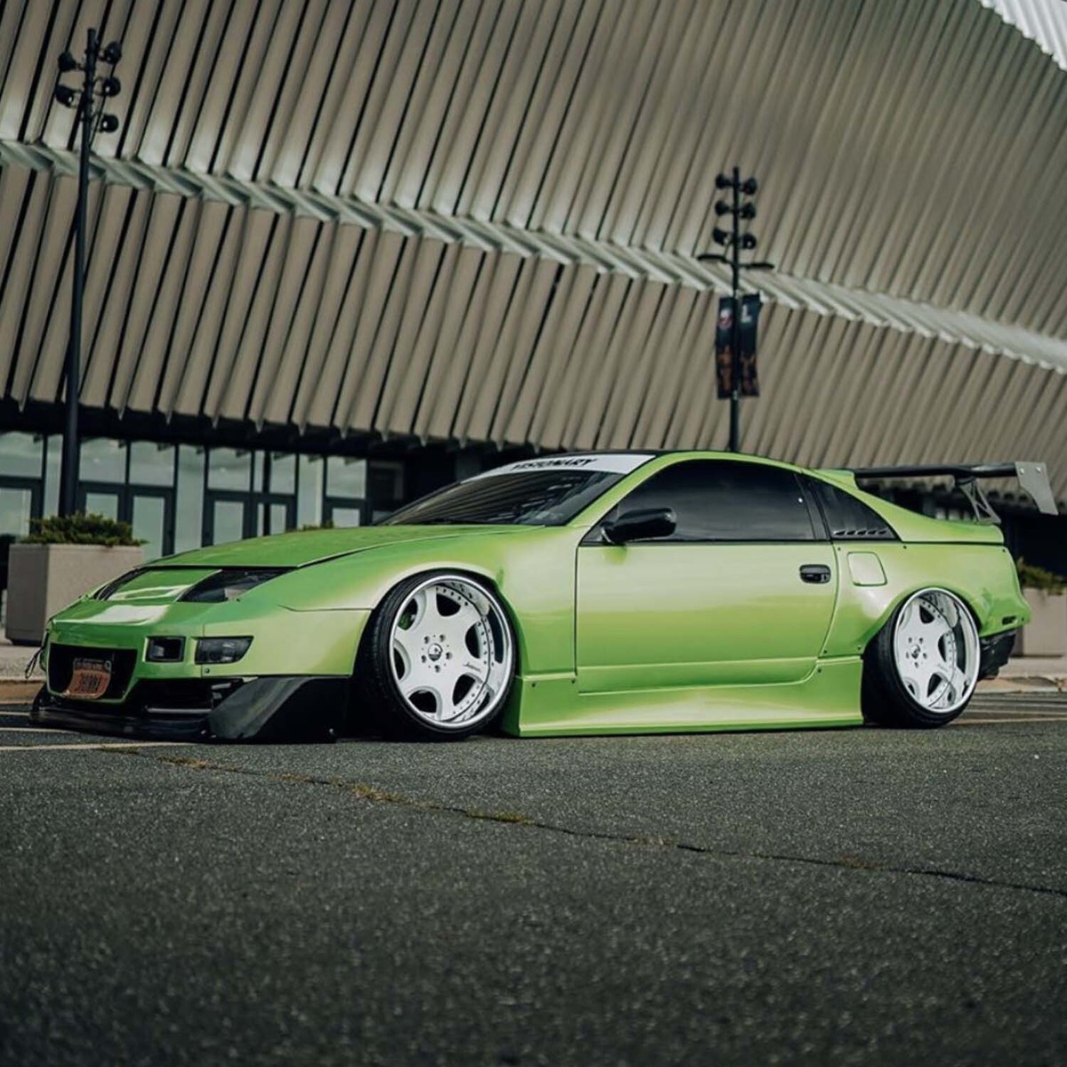 KBD Body Kits PMZ-K V2 2 Piece Side Skirts For Nissan 300ZX 1990
