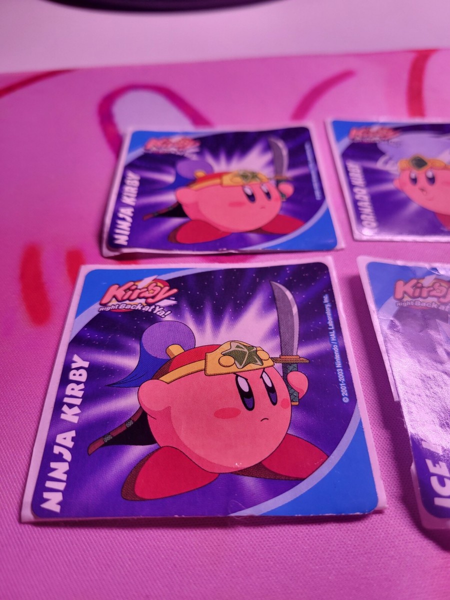 Kirby Right Back At Ya! Stickers Copy Abilities Vintage Nintendo