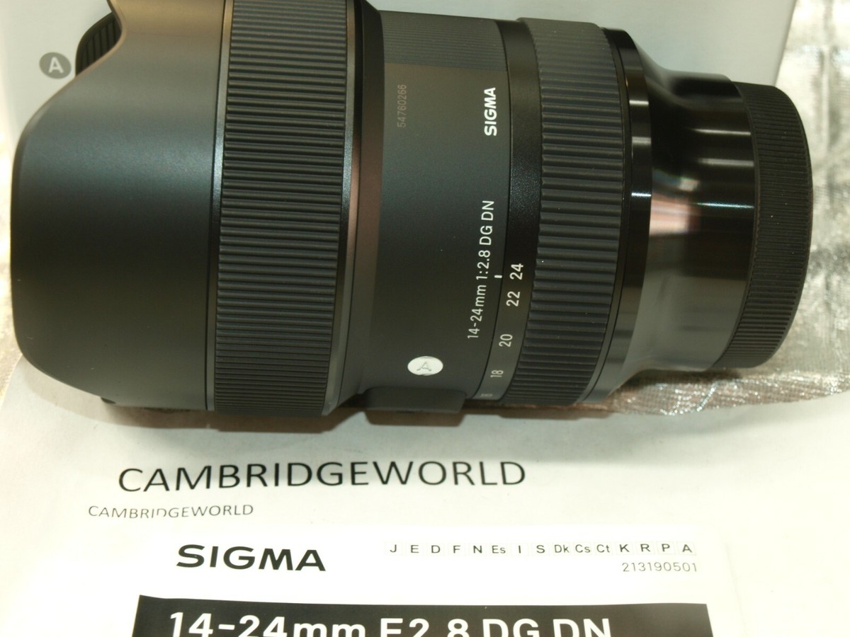 Sigma Art 14-24mm f/2.8 DG DN Wide Angle Camera Lens - Sony E