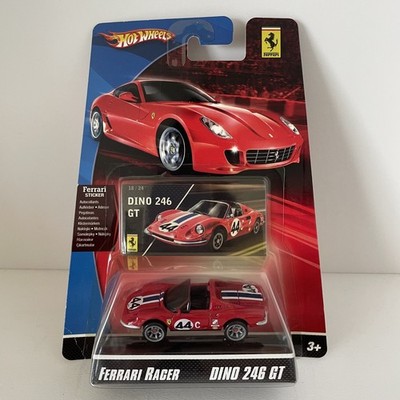 Hot Wheels Ferrari Racer DINO 246 GT Red #44 New old stock