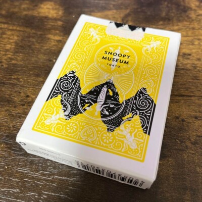 Snoopy Playing cardsTrump Museum limited BICYCLE PLAYING CARDS New