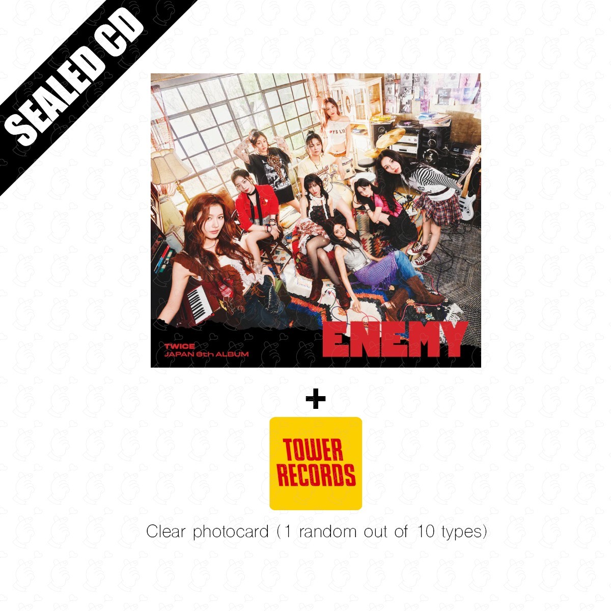TWICE JAPAN ALBUM ENEMY ALL TYPE SEALED CD ONCE JAPAN SOLO CD JYP