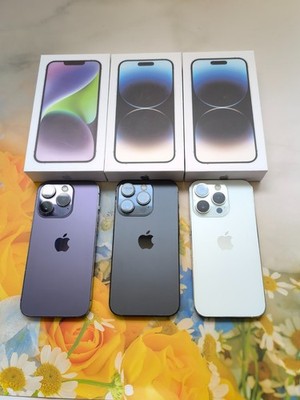 Excellent Apple iPhone 14 Pro (Unlocked)-128/256/512GB-Various
