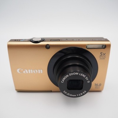 Mint] Canon Powershot A3400 IS Gold Compact Digital Camera w/Box