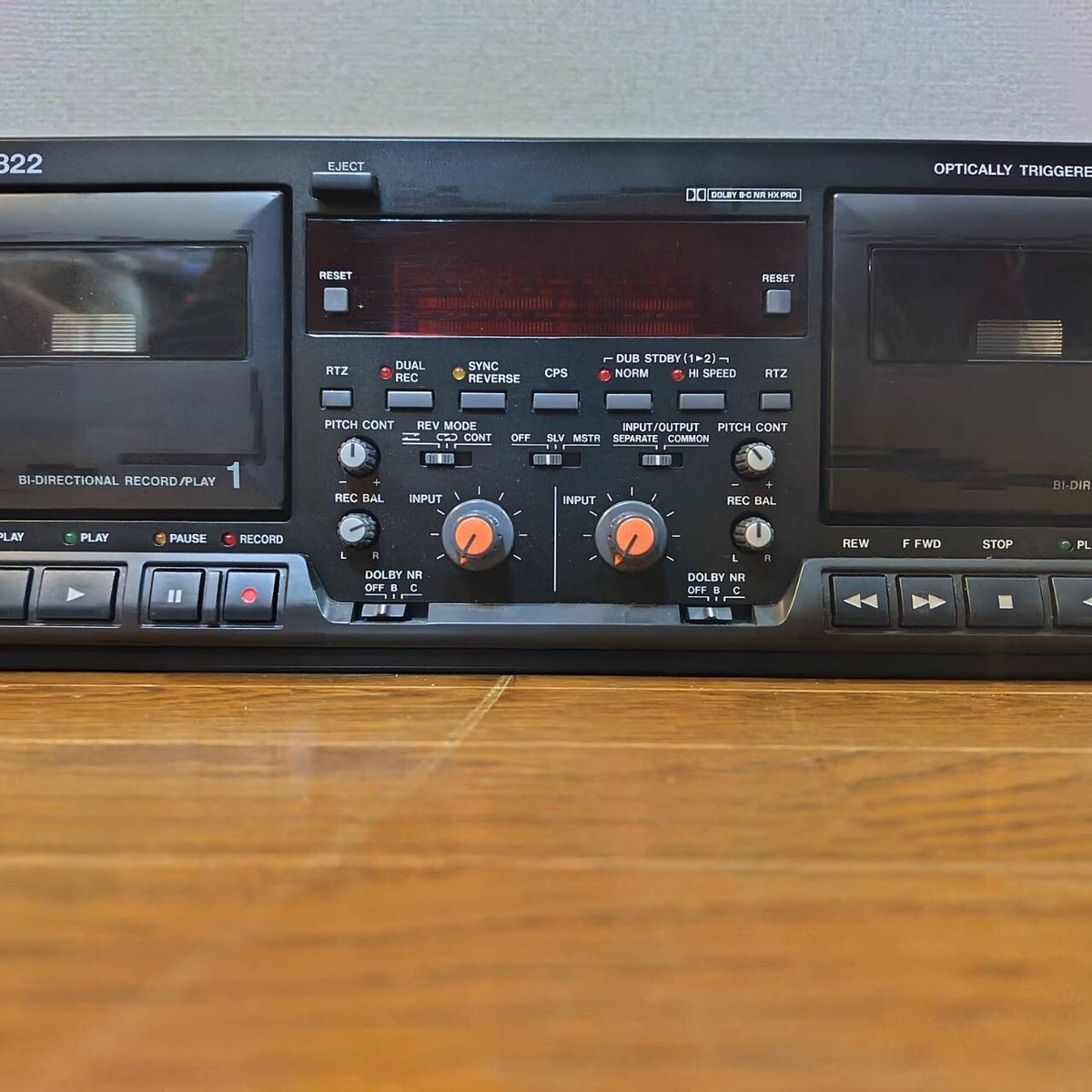 TASCAM Model 322 Professional Dual Cassette Deck Player/Recorder
