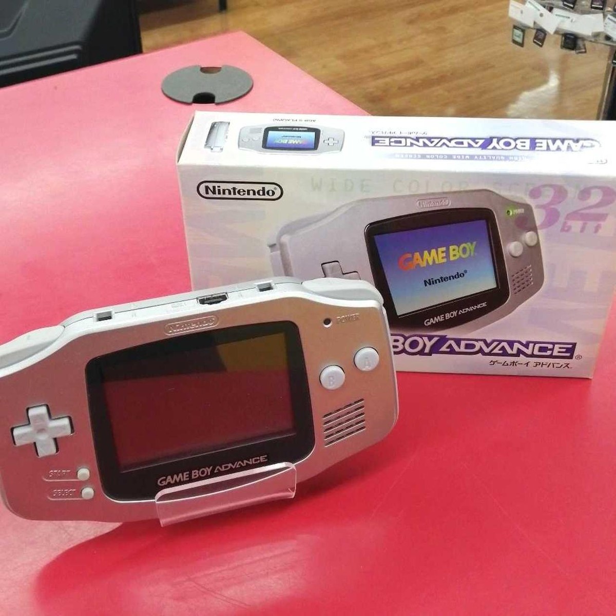 RARE Game Boy Advance GBA JP AGB-001 32 Bit Complete Wide Color