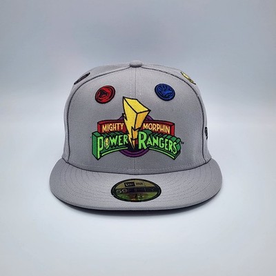 RARE New Era 59fifty Mighty Morpin Power Rangers Fitted Hat Size 7