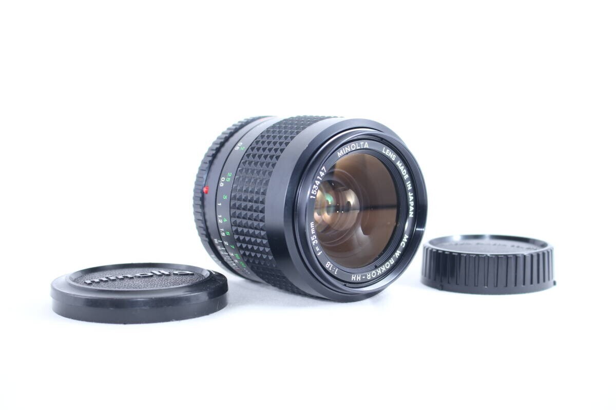 MINOLTA MC W.ROKKOR-HH 35mm F1.8 Lens for SLR camera manual focus