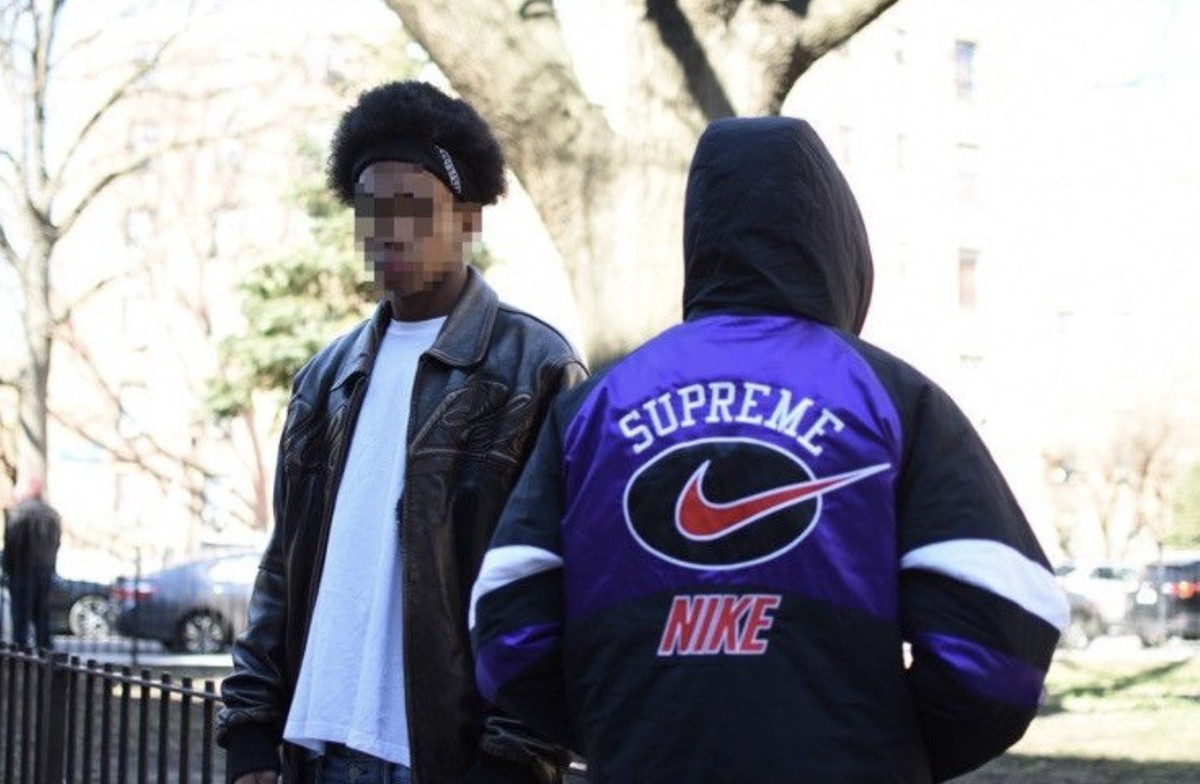 Supreme Nike Hooded Sport Jacket Purple | eBay UK