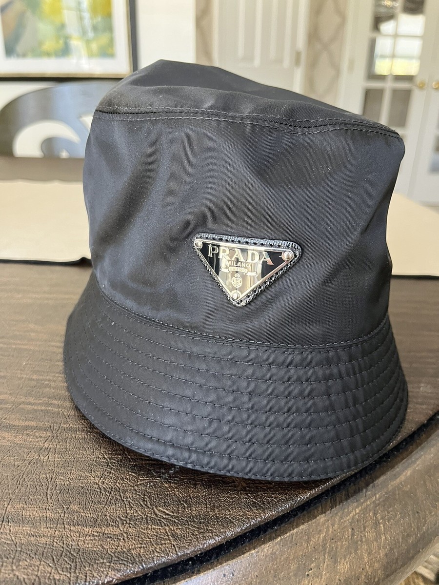 Prada Re Nylon Bucket Hat NWT-have receipt | eBay