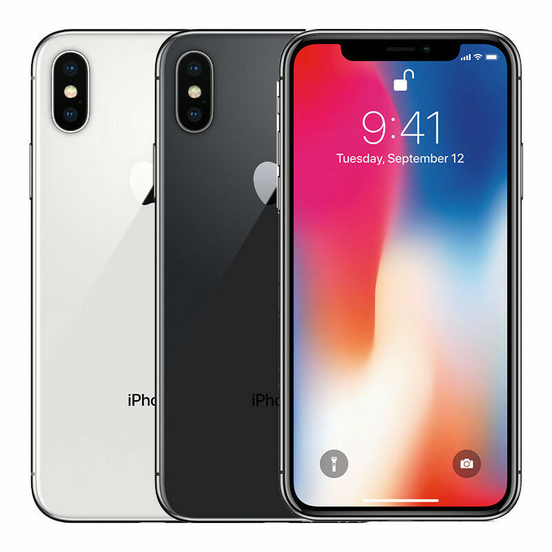 Apple iPhone X - 64GB - Factory Unlocked - Pre-Owned Good