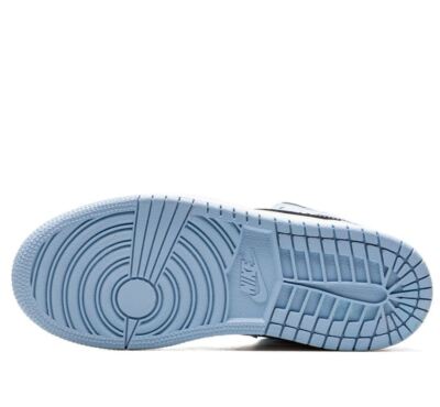 640737-401] Preschool Air Jordan RETRO 1 MID (PS) 'Ice Blue' | eBay