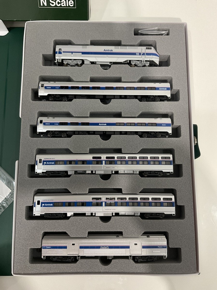 KATO N Amtrak Amfleet Viewliner Phase IV P42 LOCO and 5 Car Set