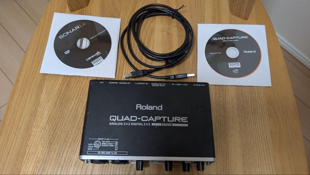Roland QUAD-CAPTURE UA-55 Audio Interface Japan Digital 24Bit 192