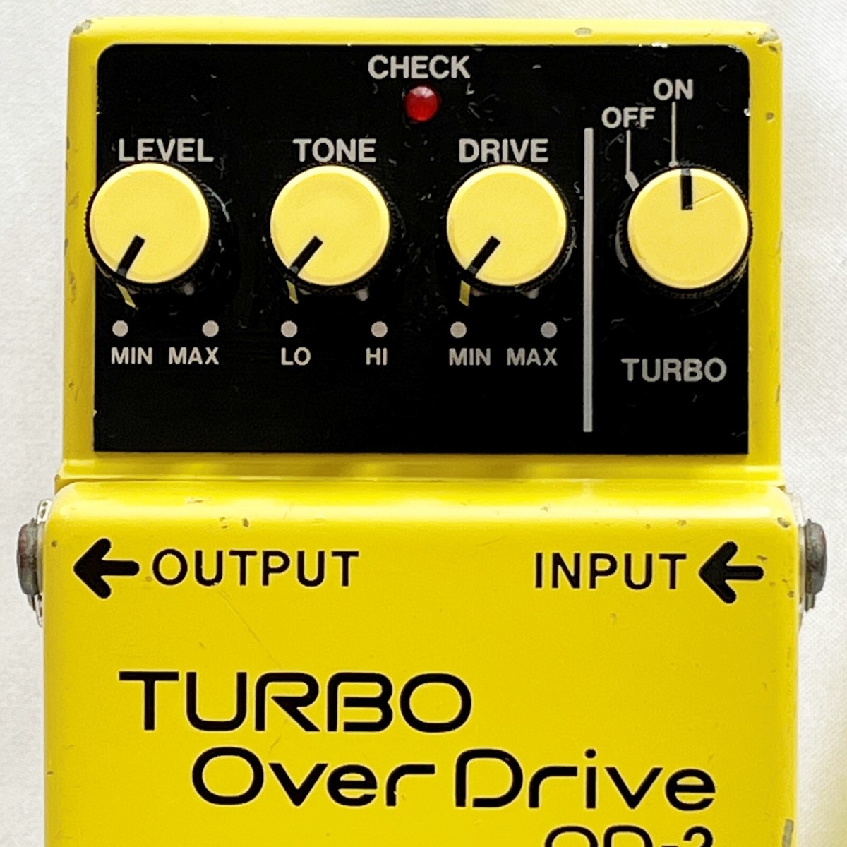 Boss Turbo Overdrive OD-2 1993 Vintage Guitar Pedal Black Label