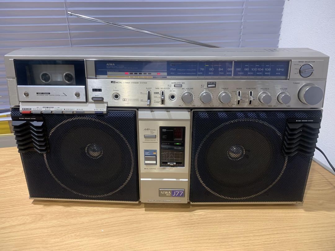 ラジオ・コンポ CS-J77MKII ラジオ・コンポ CS-J77MKII AIWA ラジカセ