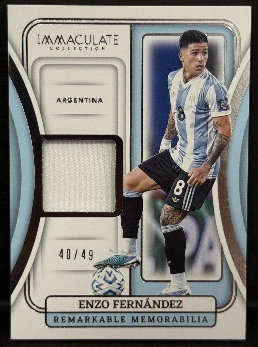 2024-25 Panini Immaculate Argentina Enzo Fernandez Remarkable