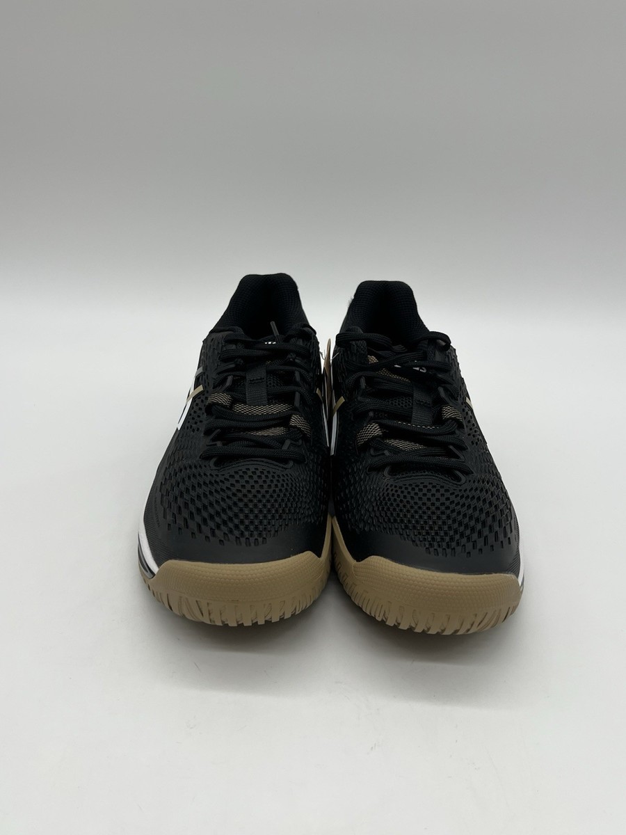 Rare Asics x BOSS Gel Resolution 9 Mens Sz 8 Black Camel Tennis