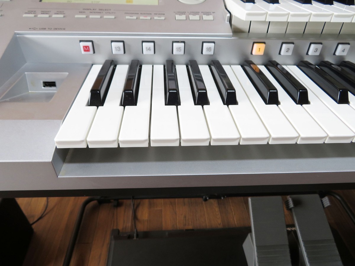 Yamaha D-Deck DDK-7 Electone Keyboard + Foot Pedal (DDKU-P7) Set