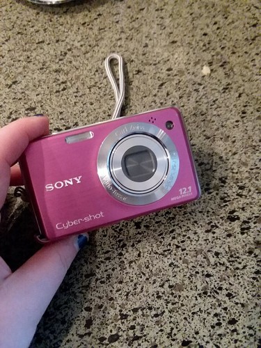 Buy Sony Cyber-shot DSC-W220 12.1MP Digital Camera - Pink online