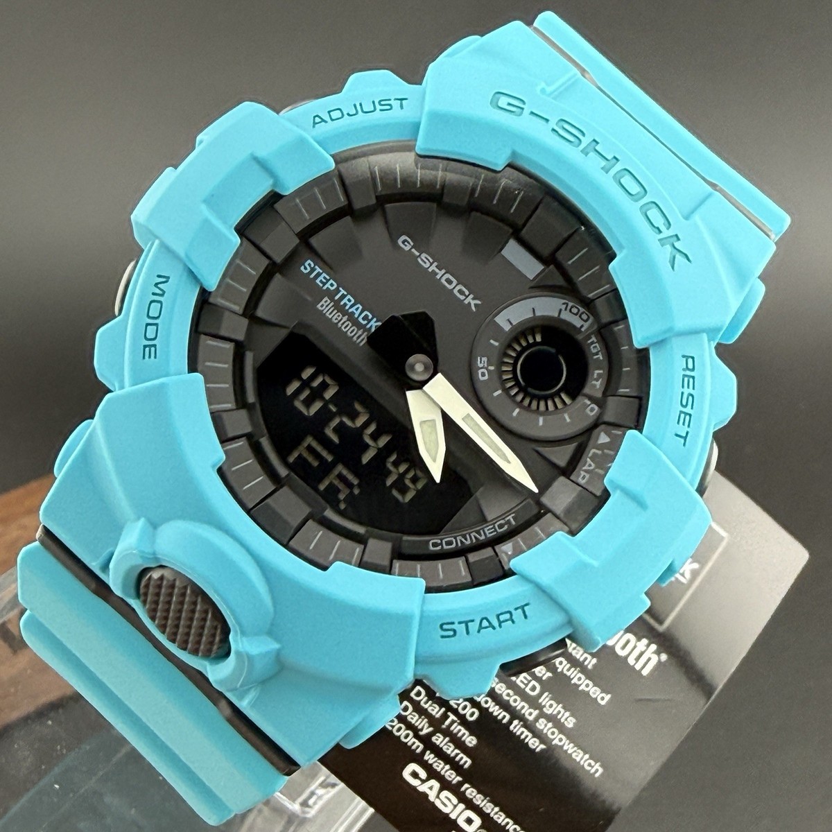 GBA-800-2A2 Casio G-Shock G-SQUAD Bluetooth® Blue GBA800-2A2 | eBay