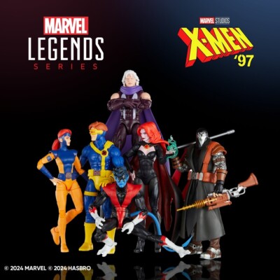 2024 Marvel X-MEN '97 Retro Legends Animated Wave 2 Set of Six 6