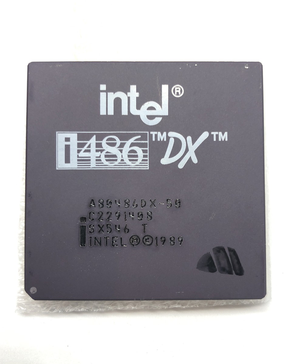 Intel 486 DX 50MHZ A80486DX SX546 i486 CPU Processor Vintage Rare