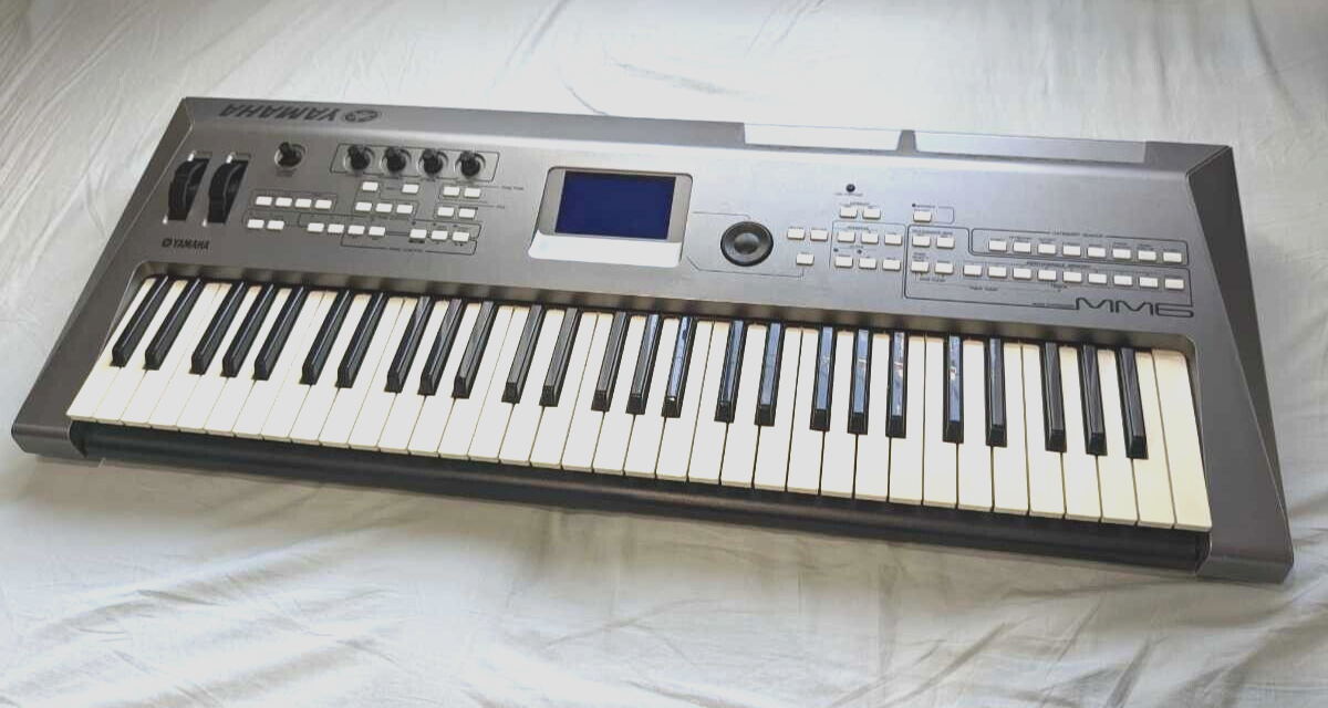 Yamaha MM6 61 Key Keyboard Synthesizer Music Workstation | eBay