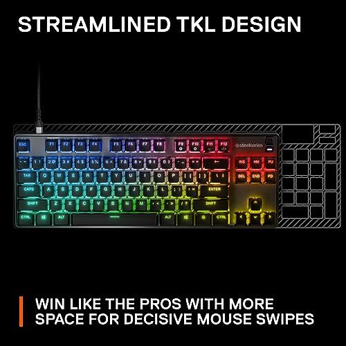 SteelSeries New Apex 9 TKL – HotSwap Optical Mini Keyboard – 9
