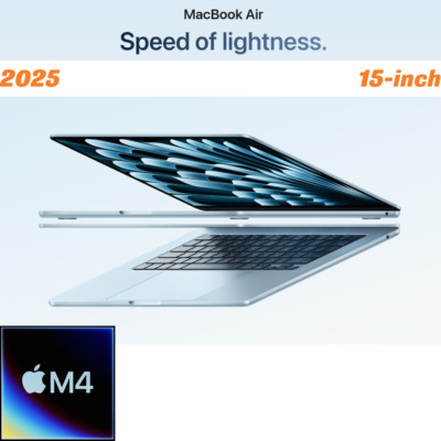 New 2025 Apple - MacBook Air 15-inch Laptop - M4 chip, Choose
