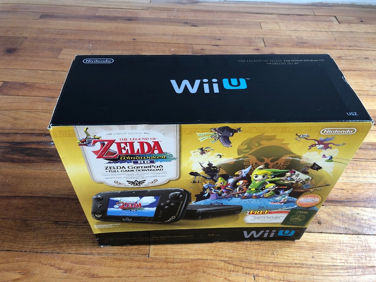 Nintendo Wii U The Legend of Zelda The Wind Waker HD Deluxe Set