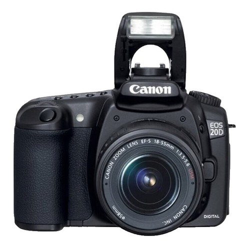 Canon EOS 20D 8.2MP Digital SLR Camera DS126061 - Black (w/ EF-S